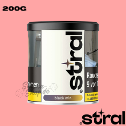 Stral Shisha Tabak 200g - Black Mln