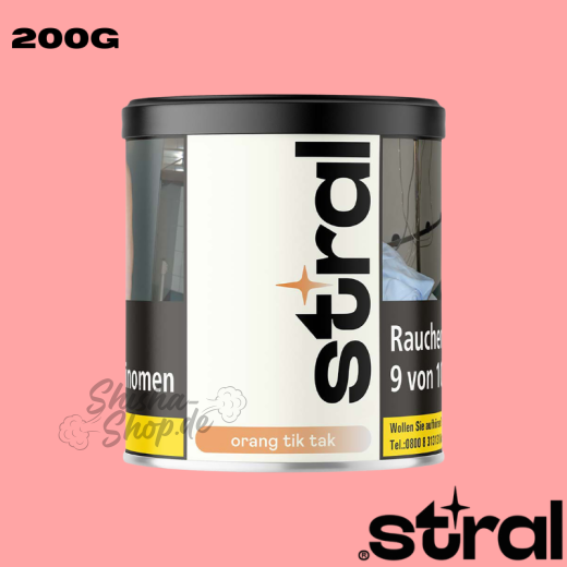 Stral Shisha Tabak 200g - Orang Tik Tak