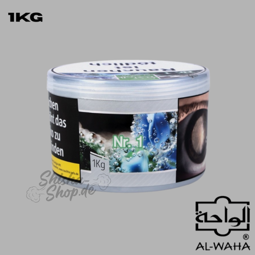Al Waha Shisha Tabak 1KG - NR.1/T&M (Traube Minze)