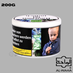 Al Waha Shisha Tabak 200g - NR.1/T&M (Traube Minze)
