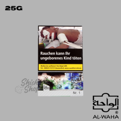 Al Waha Shisha Tabak 25g - NR.1/T&M (Traube Minze)