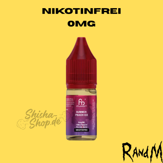 RandM Tornado Liquid 0mg (Nikotinfrei) - Summer Peach Ice