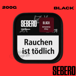 Sebero BLACK Shisha Tabak 200g - Amarena Chry
