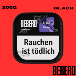 Sebero BLACK Shisha Tabak 200g - Blckberi