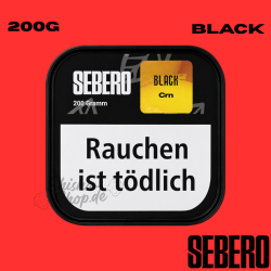 Sebero BLACK Shisha Tabak 200g - CRN