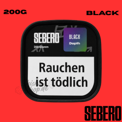 Sebero BLACK Shisha Tabak 200g - Depth