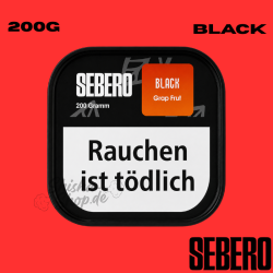 Sebero BLACK Shisha Tabak 200g - Grap Frut