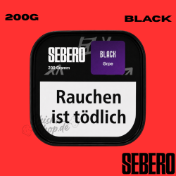 Sebero BLACK Shisha Tabak 200g - Grpe
