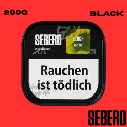 Sebero BLACK Shisha Tabak 200g - Iscer