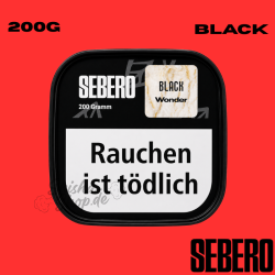 Sebero BLACK Shisha Tabak 200g - Wonder