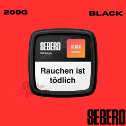 Sebero BLACK Shisha Tabak 200g - Warmel