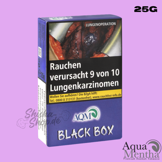 Aqua Mentha Shisha Tabak 25g - Blackbox