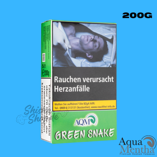 Aqua Mentha Shisha Tabak 200g - Green Snake