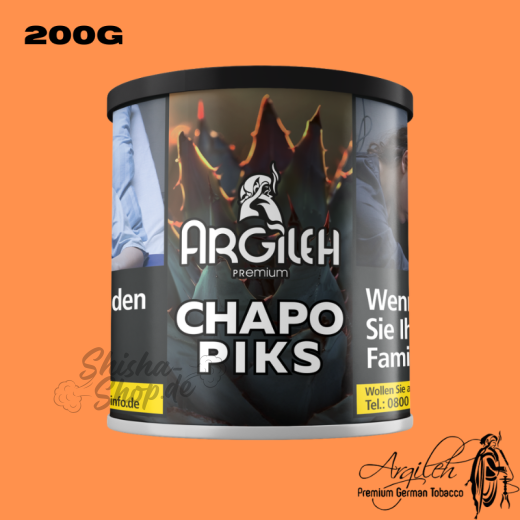 Argileh Shisha Tabak 200g - Chapo Piks