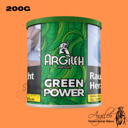 Argileh Shisha Tabak 200g - Green Power