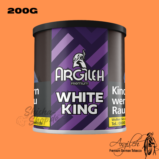 Argileh Shisha Tabak 200g - White King