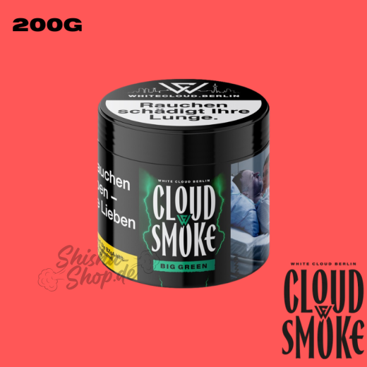 Cloud Smoke Shisha Tabak 200g - Big Green