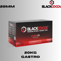 Blackcoco Shisha Kohle 28mm - 20KG (Gastro)