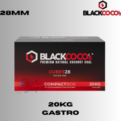 Blackcoco Shisha Kohle 28mm - 20KG (Gastro)