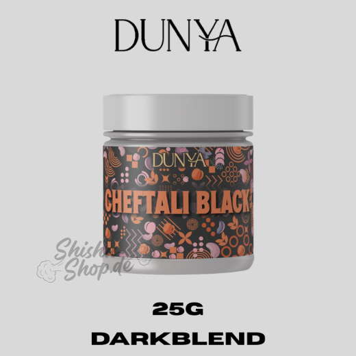 Dunya Shisha Tabak 25g - Cheftali Black