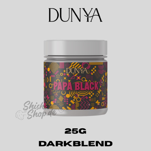 Dunya Shisha Tabak 25g - Papa Black