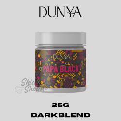 Dunya Shisha Tabak 25g - Papa Black