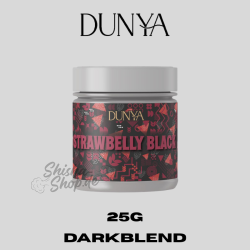Dunya Shisha Tabak 25g - Strawbelly Black