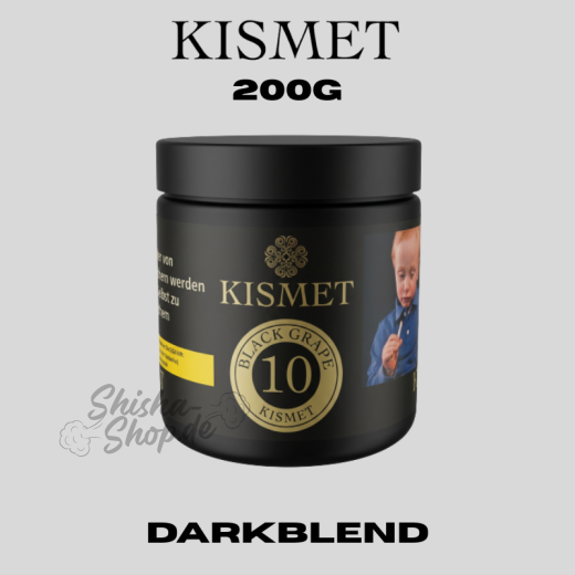 Kismet Shisha Tabak 200g - Black Grape