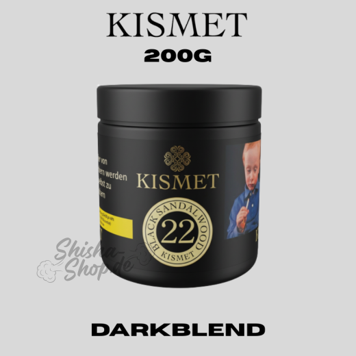 Kismet Shisha Tabak 200g - Black Sandalwood