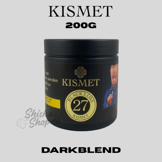 Kismet Shisha Tabak 200g - Black Lime