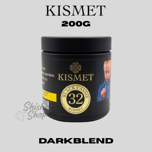 Kismet Shisha Tabak 200g - Black Cassis