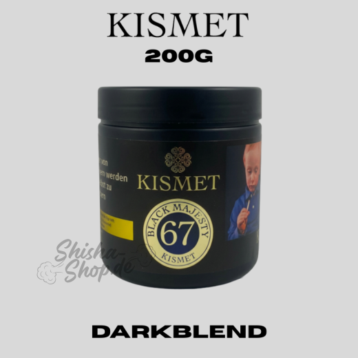 Kismet Shisha Tabak 200g - Black Majesty
