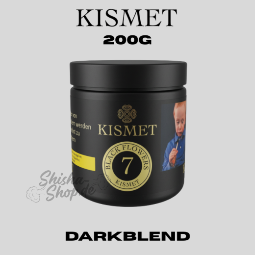 Kismet Shisha Tabak 200g - Black Flowers