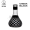 Wookah Shisha Gläser - Check Black