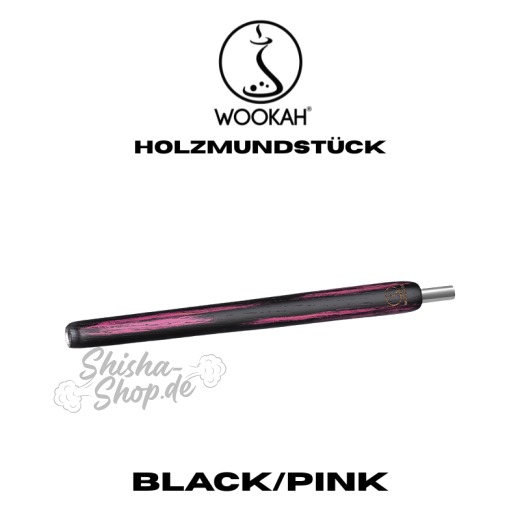 Black/Pink - Holzmundstück