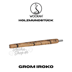 Wookah Shisha Holzmundstück - Grom Iroko