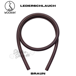 Wookah Shisha - Lederschlauch Braun