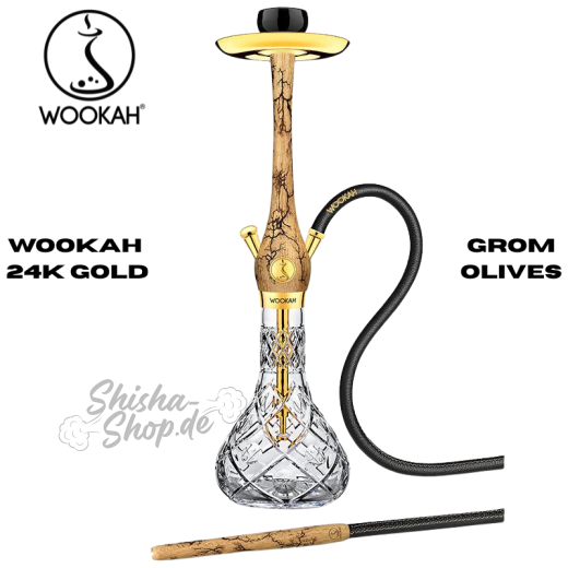 Wookah Shisha 24K Gold - Grom Olives
