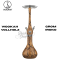 Wookah Shisha Vollholz - Grom Iroko