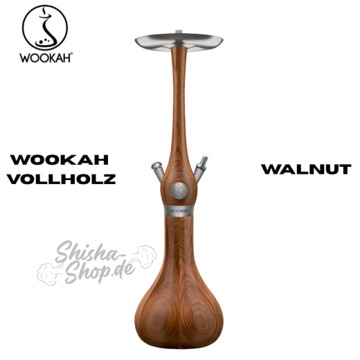 Wookah Shisha Vollholz - Walnut