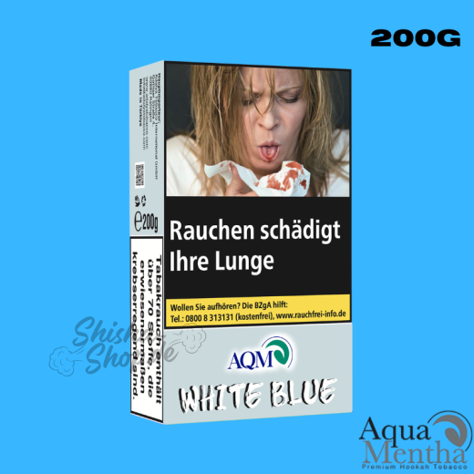 Aqua Mentha Shisha Tabak 200g - White Blue
