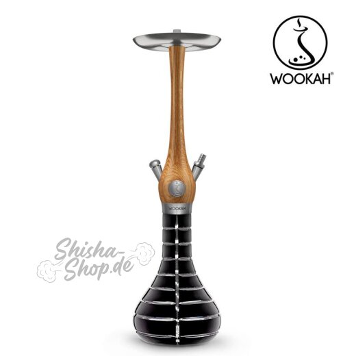 Wookah Shisha Oak - Striped Black