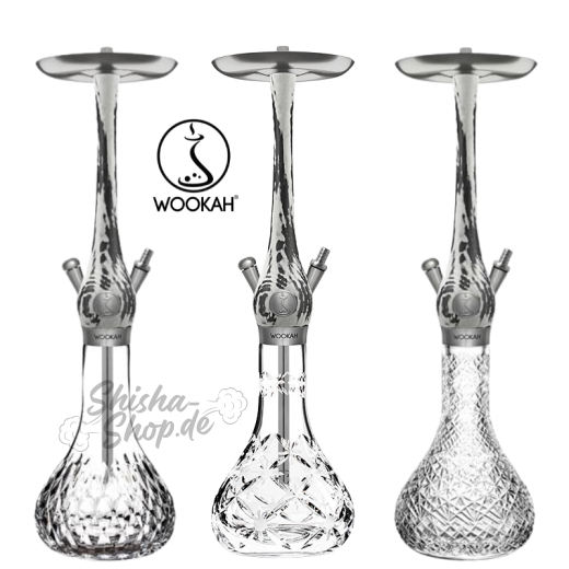 Wookah Shisha White/Black