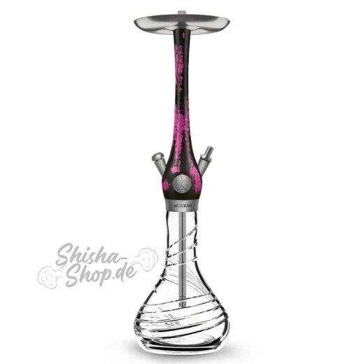 Wookah Shisha Black/Pink - Tornado