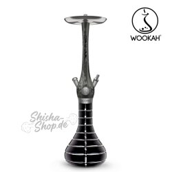 Wookah Shisha Tenebris - Striped Black