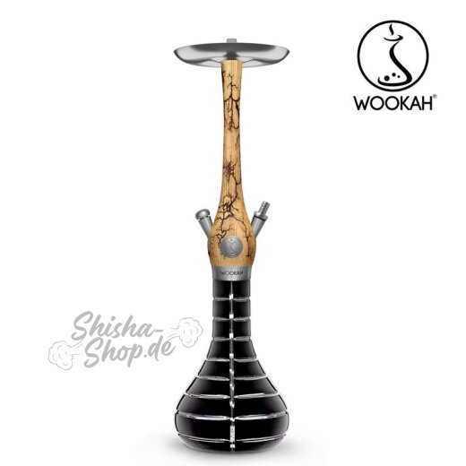 Wookah Shisha Grom - Striped Black