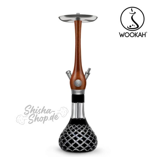 Wookah Shisha Merbau - Check Black