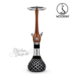 Wookah Shisha Merbau - Check Black