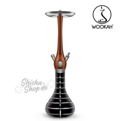 Wookah Shisha Merbau - Striped Black