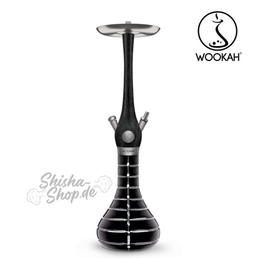 Wookah Shisha Nox - Striped Black
